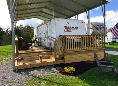 Unit B-8. . Campers on permanent sites for sale